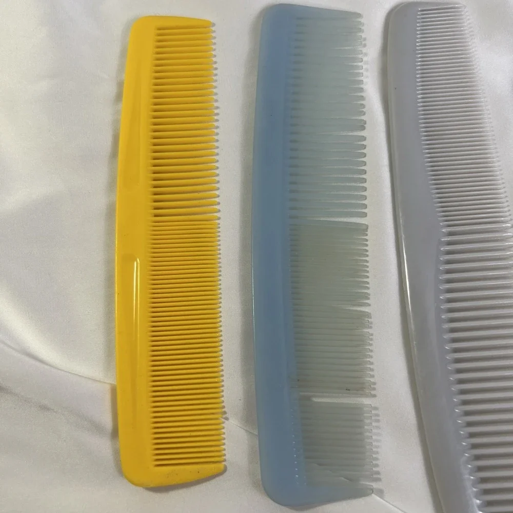 Lot Vintage 70's 80's Pocket Hair Combs UnbreakableNylon Unbranded USA Pocket‎ 5